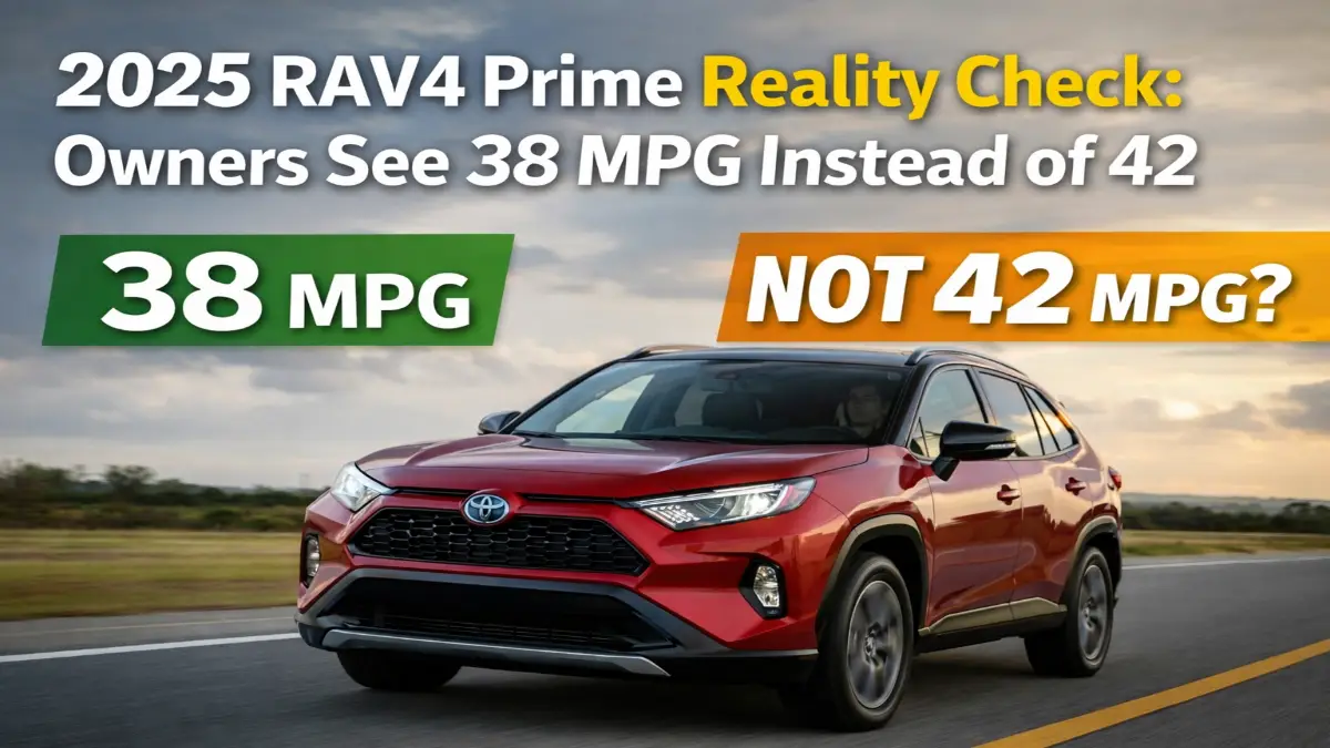2025 RAV4 Prime, Toyota RAV4 Prime, real world MPG, fuel economy test, hybrid SUV, plug-in hybrid, Toyota SUV, EPA vs real MPG, car owner reviews, U.S. auto news, hybrid fuel efficiency
